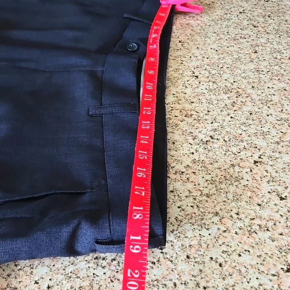 Alain Dupetit Men's Dress Pants Straight Leg Color: Slate Blue  Size 36W/42L - Picture 6 of 11